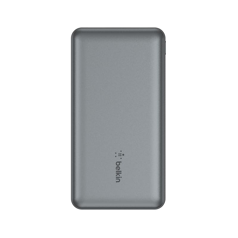 Belkin Portable Charger, USB-C Power Bank 10000mAh - Grey Belkin Portable Charger, USB-C Power Bank 10000mAh - Grey